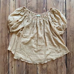 Doen anise blouse in toast
